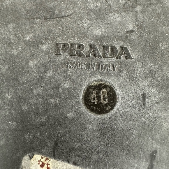 Vintage Prada Platform Velcro Sandals Size 10 - Picture 5 of 14